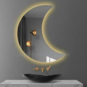 Moon 3 Colored Led Lights Mirror
