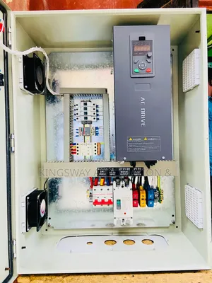 VFD Control Panel, Powered by Solar Panelor 3phase Supply 22kw Motor