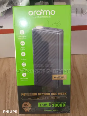 Oraimo 30000mah Ultra Fast Charging Power Bank
