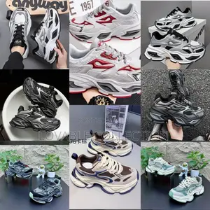 Balenciaga-Inspired Chunky Running Sneakers