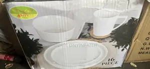 16ps White Dinner Set