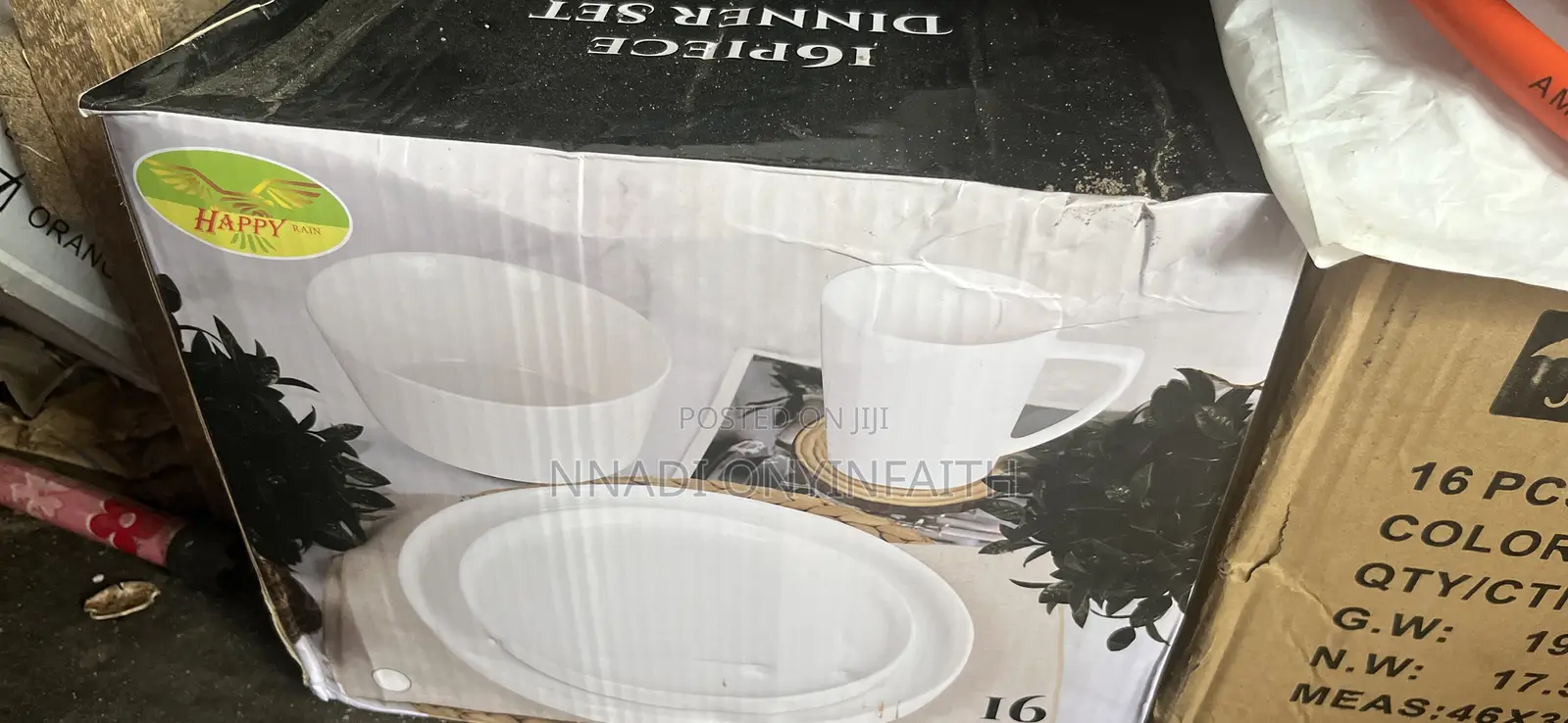 16ps White Dinner Set