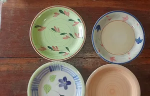Used Ceramic Plates for Dishing Food