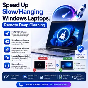 Speed Up Slow/Hanging Windows Laptops: Remote Deep Cleaning