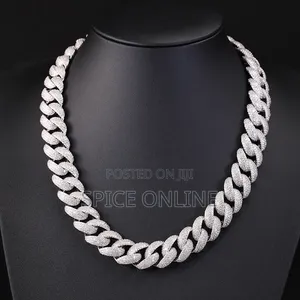 Xvip VVS Moissanite Diamond Cuban Neckchain