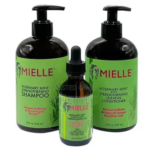 Mielle Rosemary Mint Hair Strengthening Products, Which Includes: