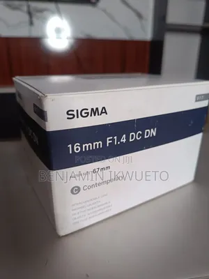 16mm Sigma Lens for Sony F1. 4 (Open Box)