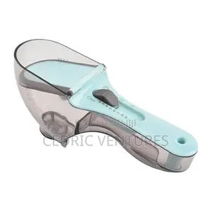 Plastic Adjustable Measuring Cup and Spoon