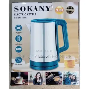1060 Sokany Electric Kettle (3 Litres)