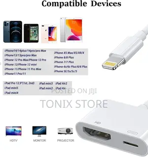 Lightning To Hdmi Adapter For iPhone/iPad - Screen Mirroring Converter