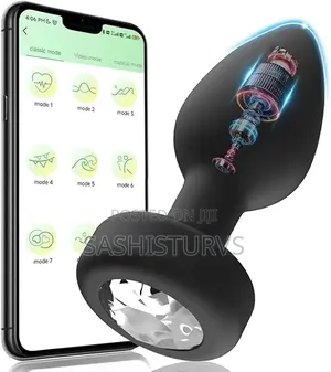 Rechargeable Vibrating Anal Butt Plug With App Control