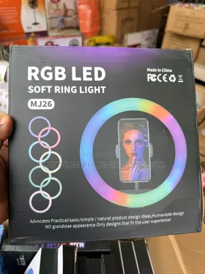10 Inches RGB Ring Light With 210cm Tripod Stand