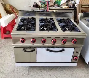 Industrial 6 Burner Gas Cooker