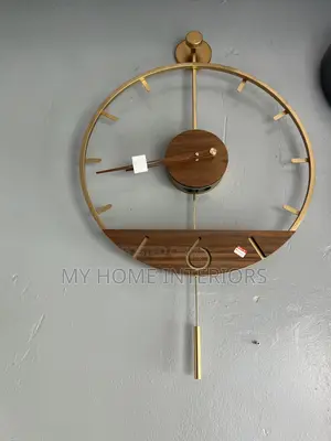 Gold Metal Premium Wallclock