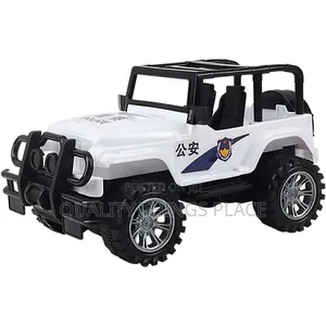 23cm Large Inertia Off-Road Vehicle Police Children's Toy Car