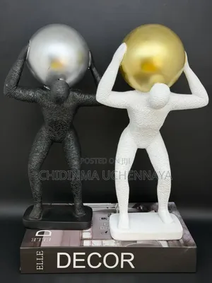 Modern Atlas Statue Resin Figurine