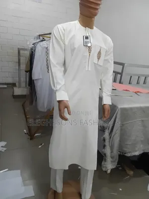 Milk Colour Kaftan Wear for Sale