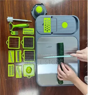 15in1 Multifunctional Vegetable Slicer With Stainless Chopping Board