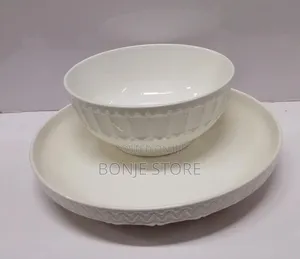 12 Pieces Porcelain Serving Plates and Bowls