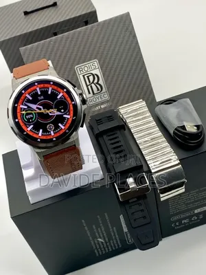 Rolls Royec Smartwatch 
Features Include :
- Fitness Tracking