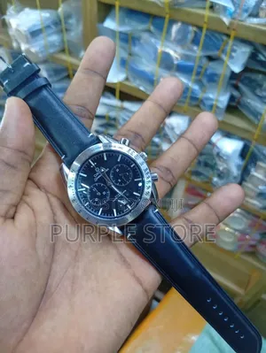 Omega Solid Quality Leather Chronograph