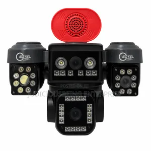 Aov Ultra Hd Ai Solar Security Camera – 4 Lens Ptz, Esim/4g