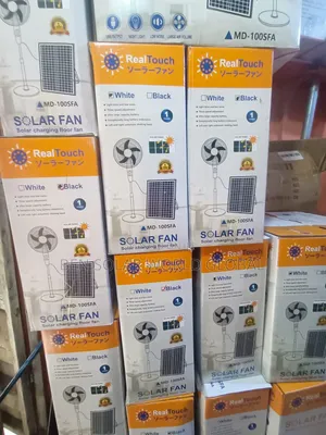 Real Touch Ac/Dc Solar Fan With Remote