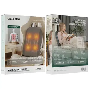 Green Lion 3d Shiatsu Chair Massage Cushion With Lumbar Support