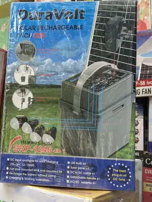 Duravolt 4in1 Solar Pack With 4bulbs and Adapter