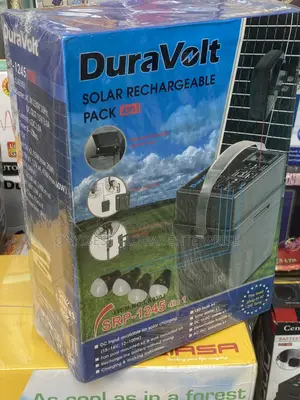 This Duravolt 4in1 Solar Rechargeable Pack (Srp-1245)12v 4.5ah Battery