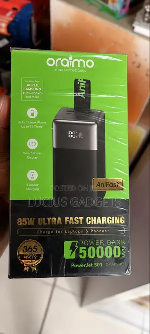Oraimo Powerjet 501 50000mah 85w Powerbank