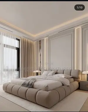 6 X 6 Executive Grey Queens Bedframe With Bedsides