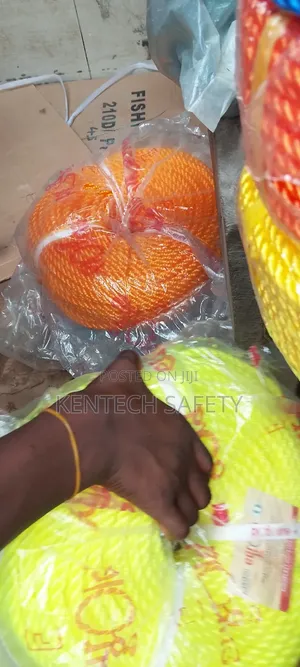 8mm Orange And Lemon Rope 100yard