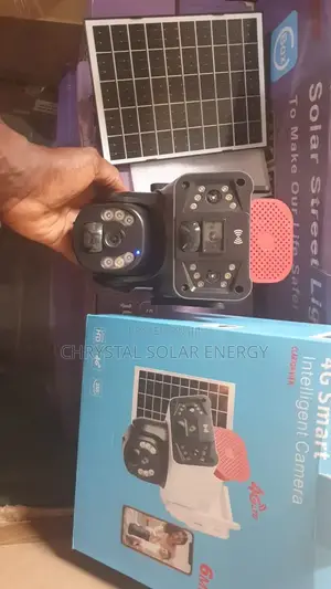 Uhd4k 2in1 Dual Lens Security CCTV Solar Camera With Mobile Control