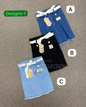 Quality Assured Kids Jeans Skirt