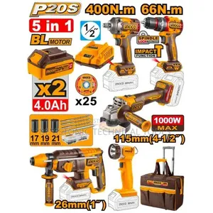 Ingco 5 in I Combo Kits