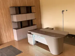 Executive Office Table (2meter) and Book Shelf