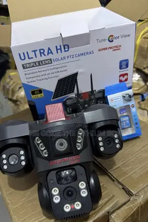 Ultra Hd Triple Lens Solar Ptz Camera Best Importer And Distributor