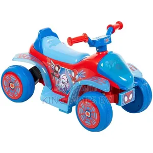 Spiderman Pushing Car for Kids