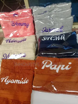Towel Monogram Printing