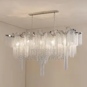 Tassels Aluminum Silver Ceiling Lights