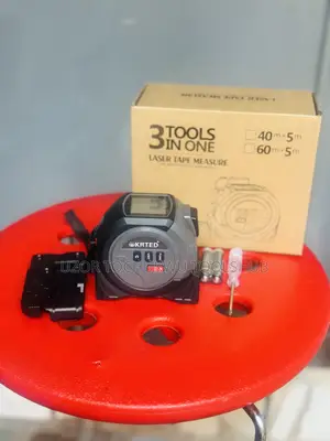 3 in 1 Digital Laser Tape Measure 40m/60m + 5m Tape