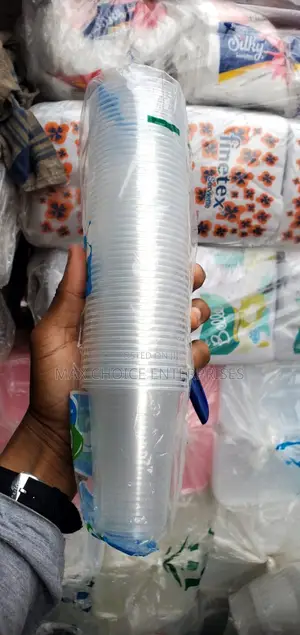 Transparent Plastic Disposable Cups 50pcs