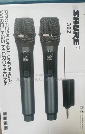 Small Reciever Shure Wireless Microphone