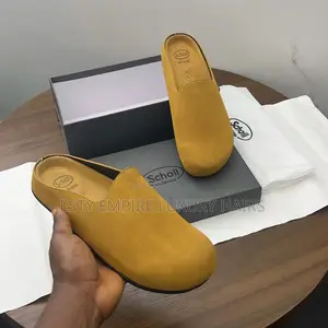 High Quality Luxury Balenciaga X Scholl Yellow Clog