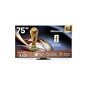 Hisense Tv Uled 75 Inch U8q Smart Mini-Led 165hz VRR Gaming Tv