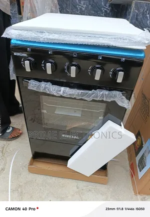 Bruhm Standing Gas Cooker 4 Burner