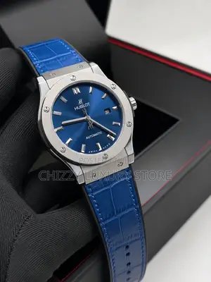 Hublot Quality Luxury Men Genuine Leather Wristwatch