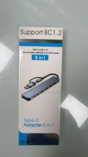 Usb and Type-C Adapter 8in1