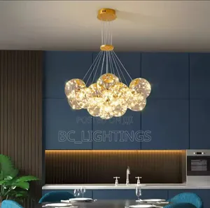 Modern Nordic Full Sky Star Chandelier Simple Creative Glass Light